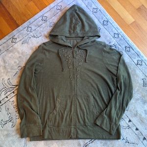 Eddie Bauer embroidered hoodie